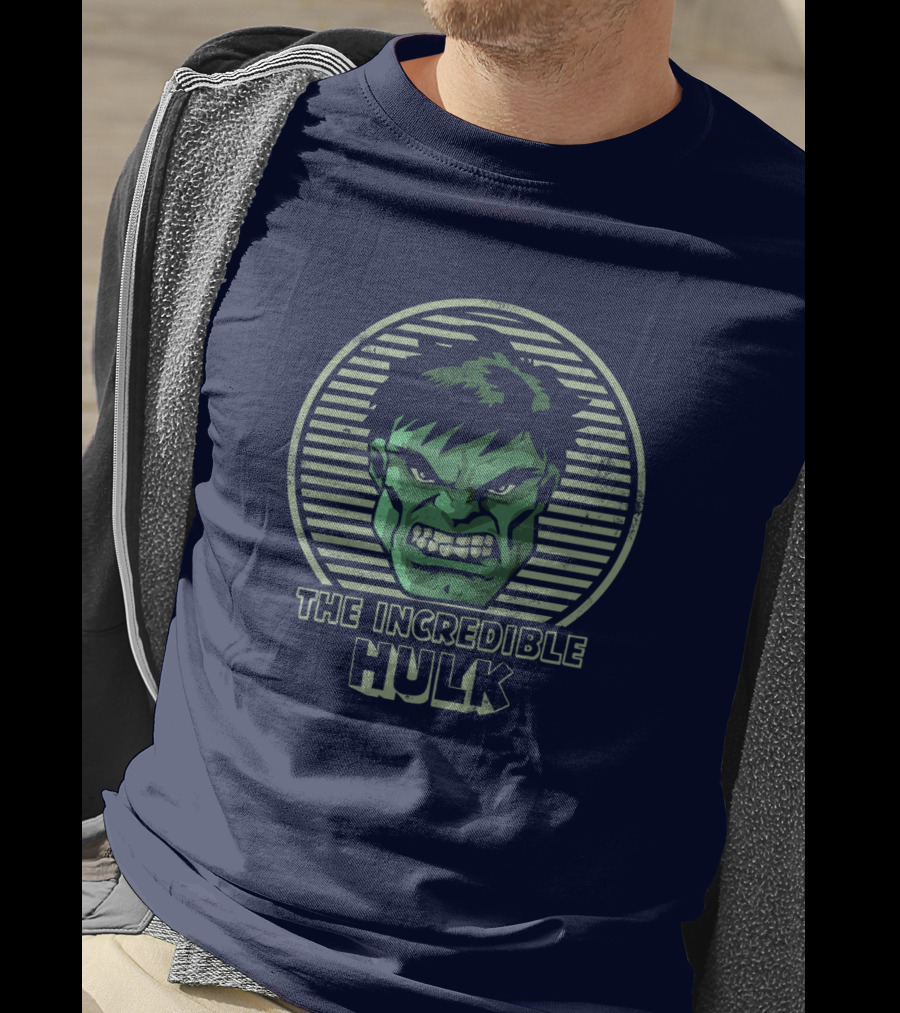 The Incredible Hulk Vintage Hulk Retro Face T-Shirt