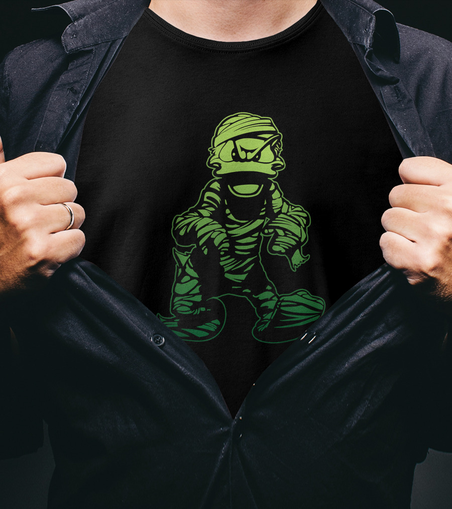 Donald Duck Halloween Mummy Disney Character T-Shirt