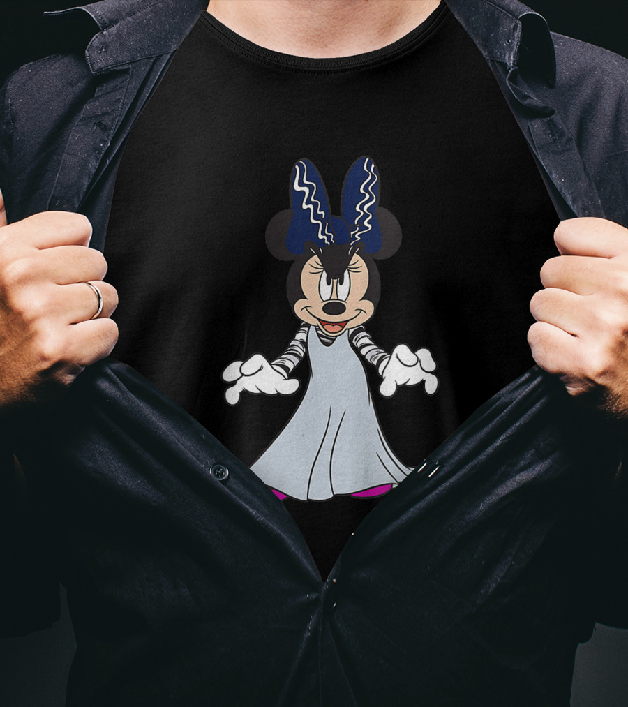 Minnie Mouse Halloween Frankenstein Costume Disney T-Shirt