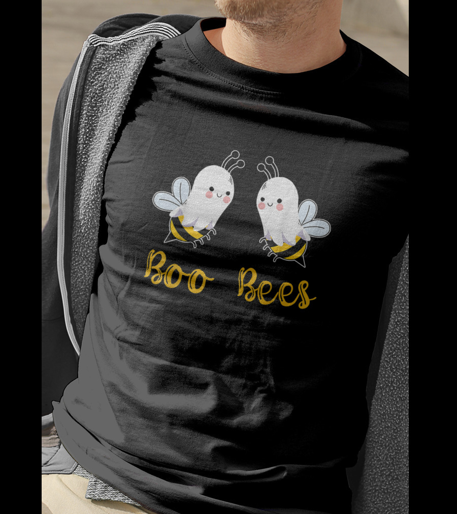 Boo Bees Funny Halloween Matching Ghost Bees T-Shirt