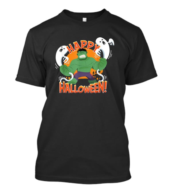 Marvel Hulk Happy Halloween Ghosts T-Shirt