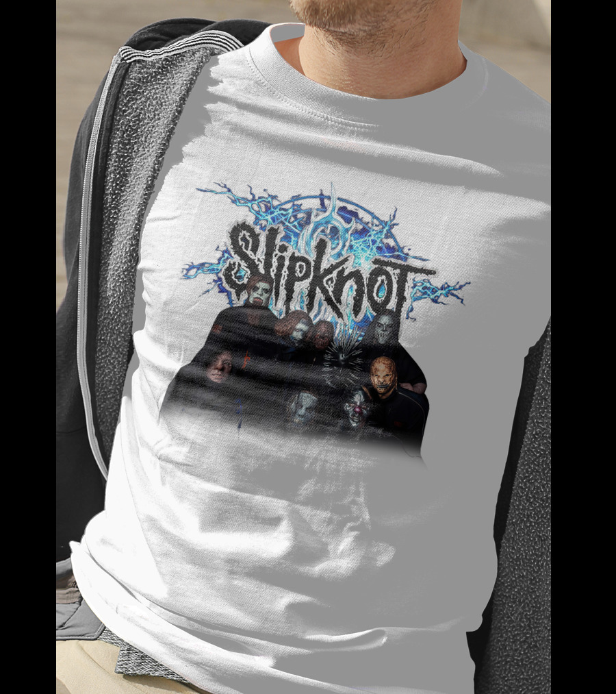 Slipknot We Are Not Your Kind Band Members Portrait With Masks T-Shirt