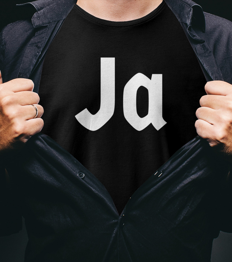 Ja Yes Oui Si Funny German Deutsch Linguistic Humor T-Shirt