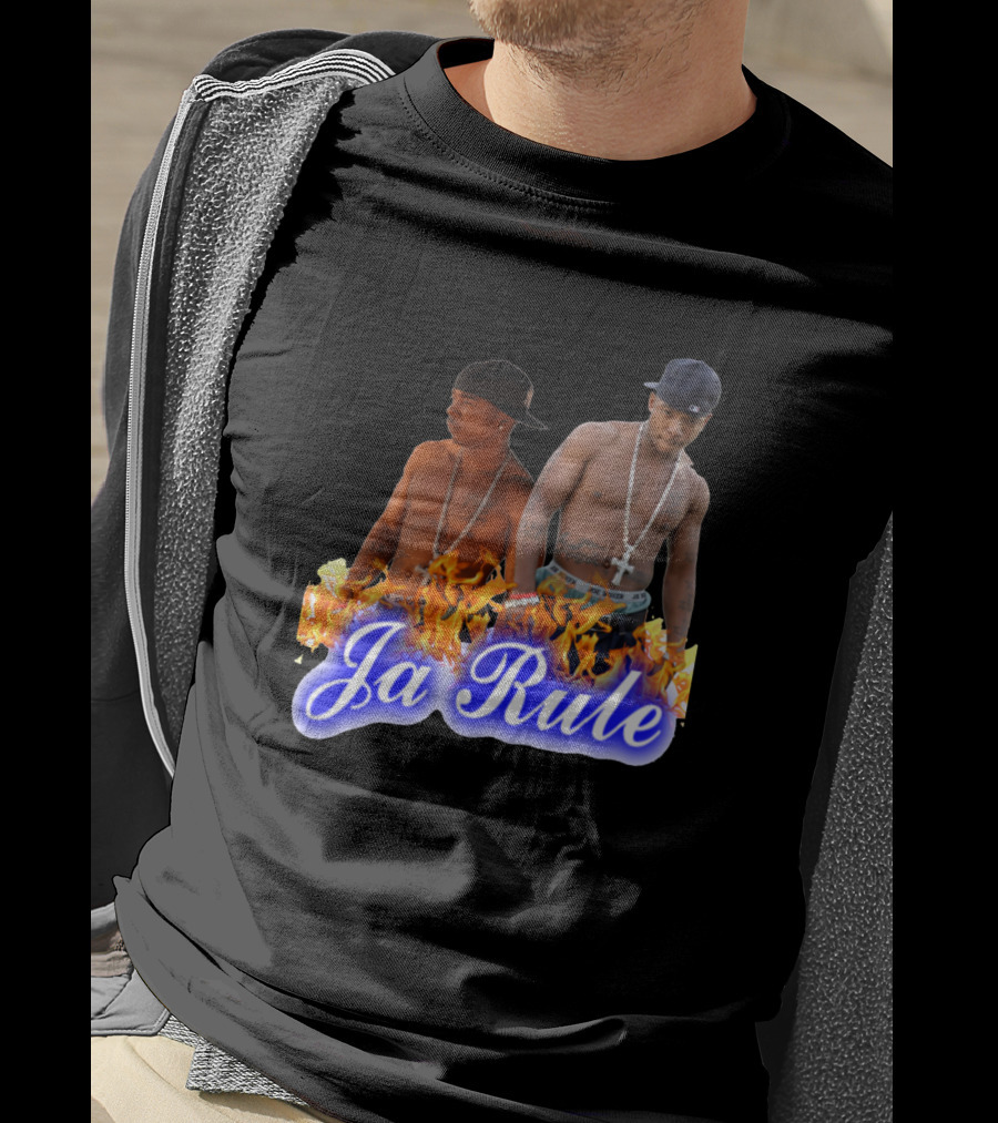 Ja Rule Vintage Fire Flames T-Shirt
