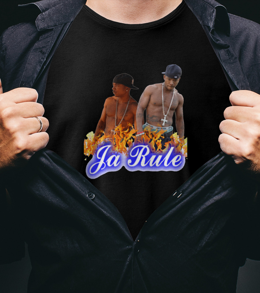 Ja Rule Vintage Fire Flames T-Shirt