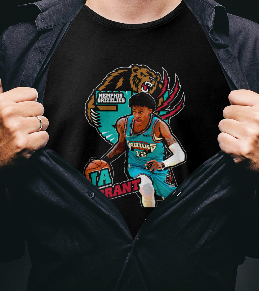 Memphis Grizzlies Rookie Ja Morant Basketball Player T-Shirt