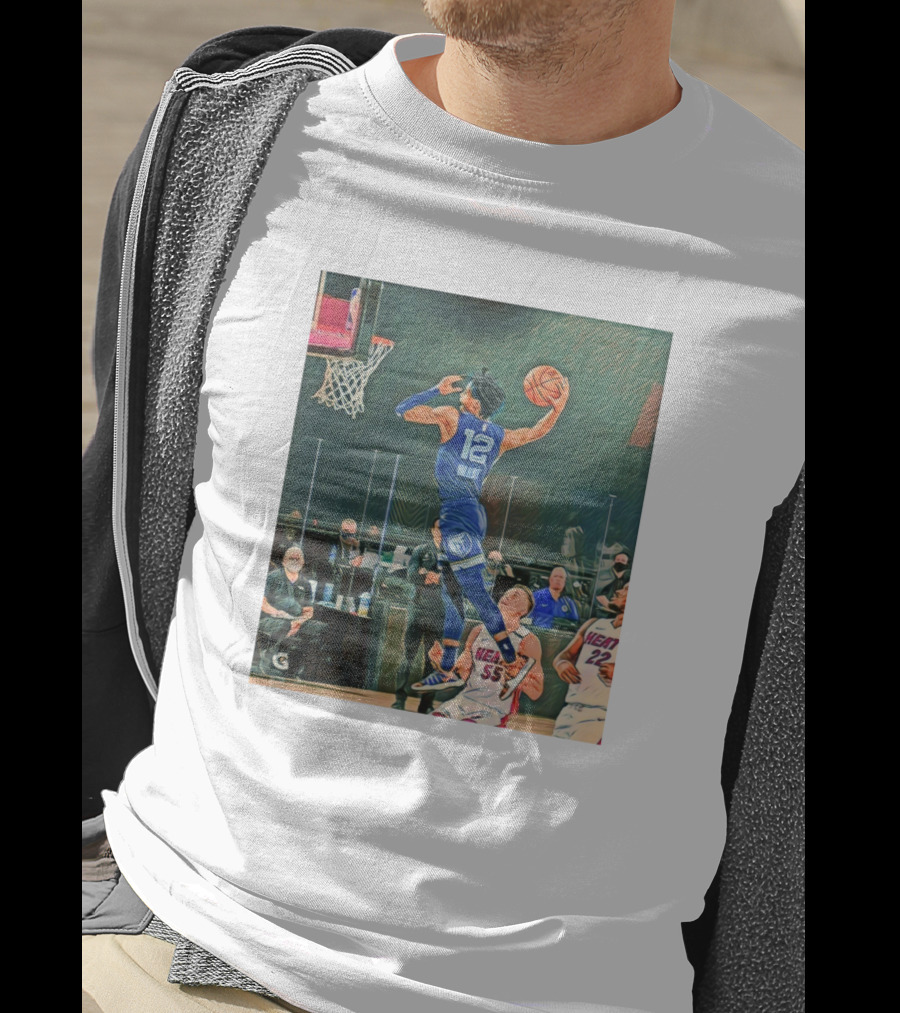 Ja Morant Dunk Over Miami Heat T-Shirt
