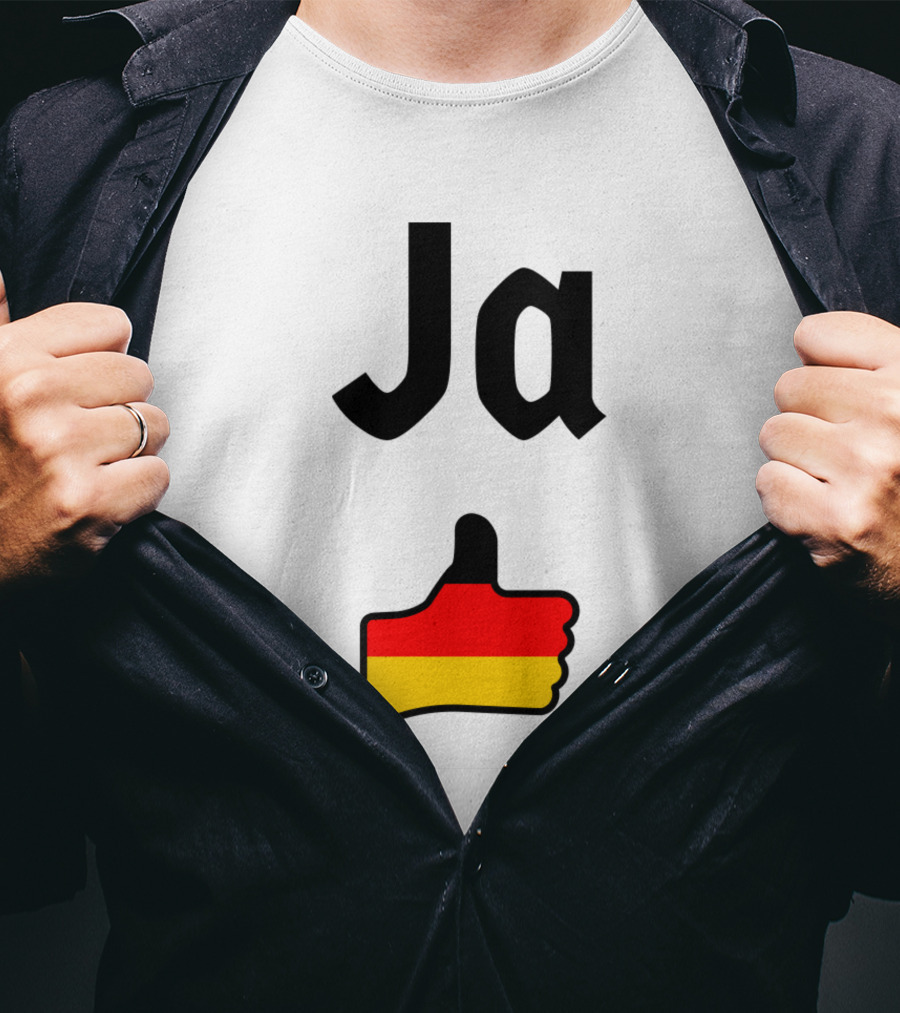 Ja Thumbs Up German Flag T-Shirt