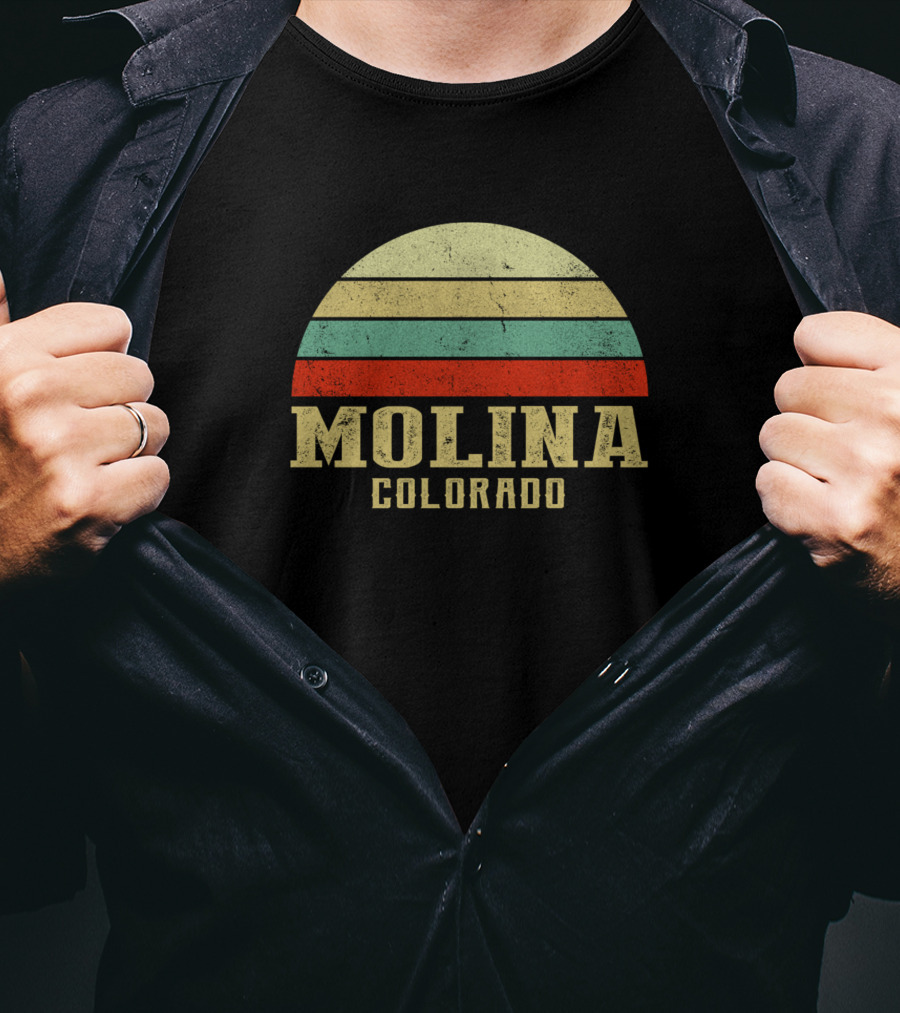 Molina Colorado Retro Vintage Sunset T-Shirt