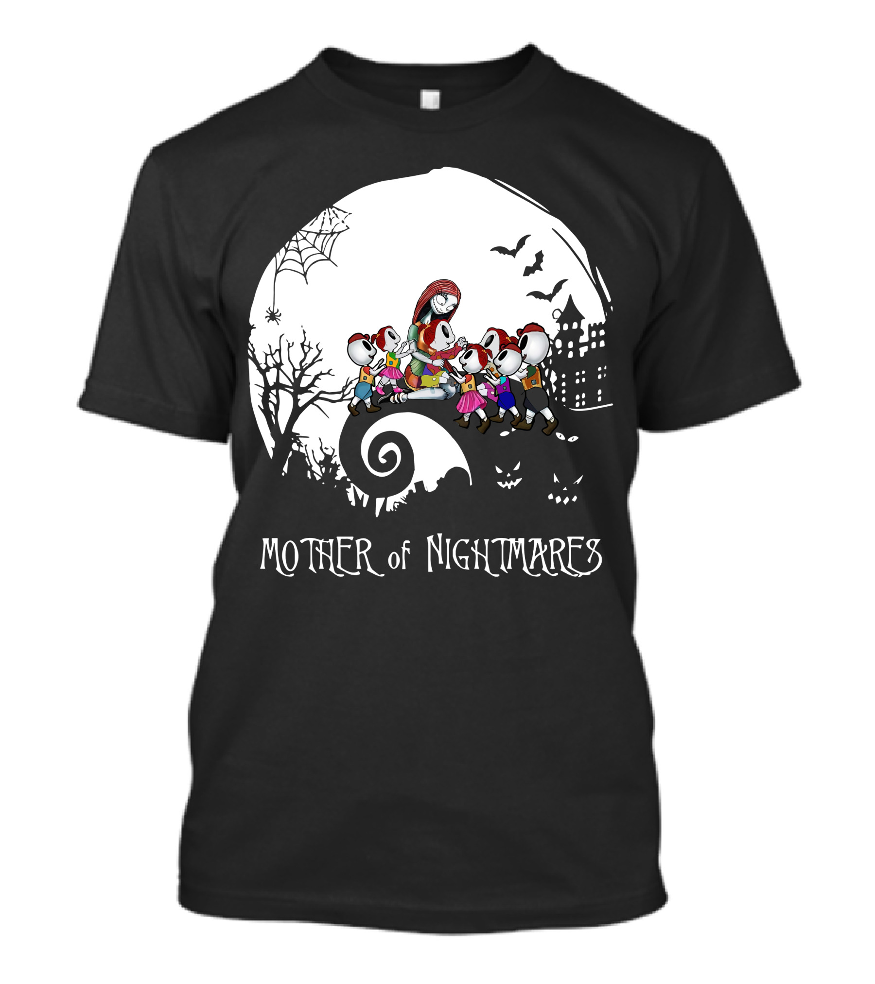 Mother Of Nightmares 4girls 3boys Halloween Characters T-Shirt