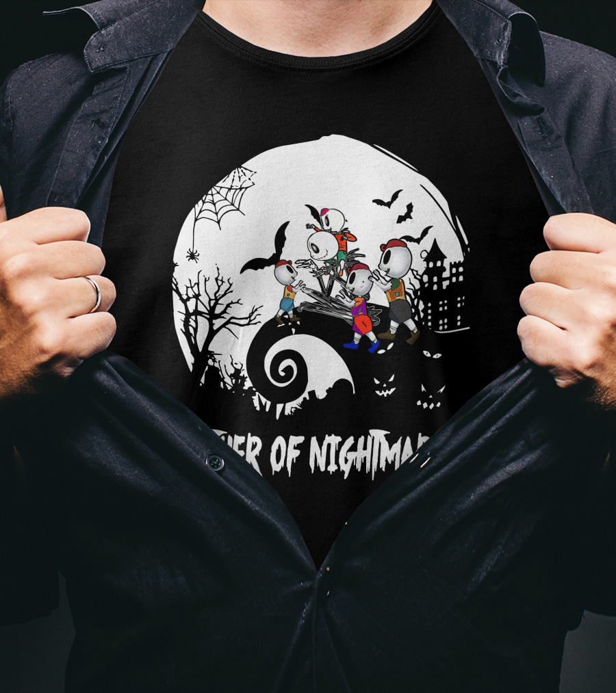 Father Of Nightmares Skeleton Halloween T-Shirt