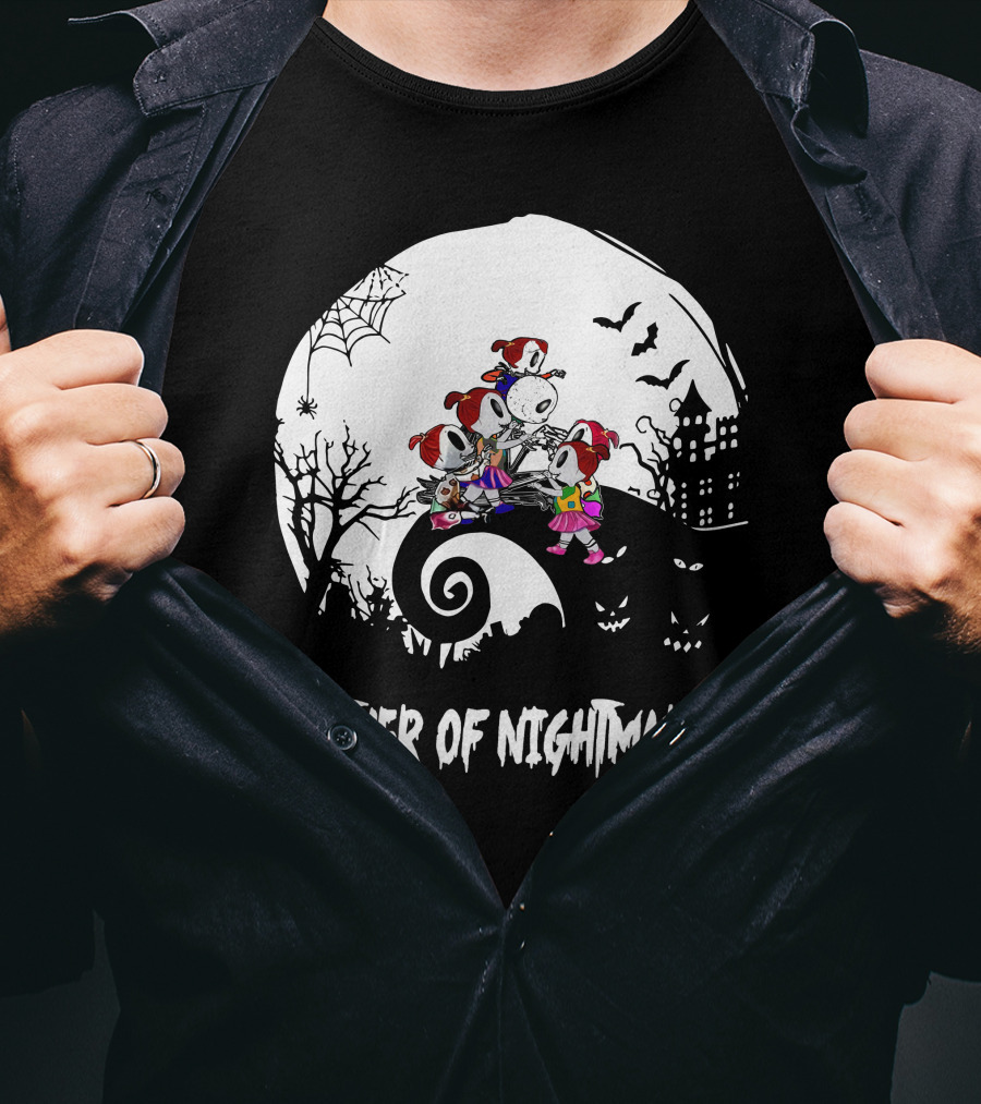 Father Of Nightmares Haunted Halloween Scene T-Shirt