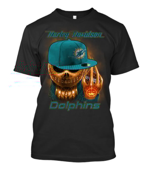 Harley Davidson Miami Dolphins T-Shirt