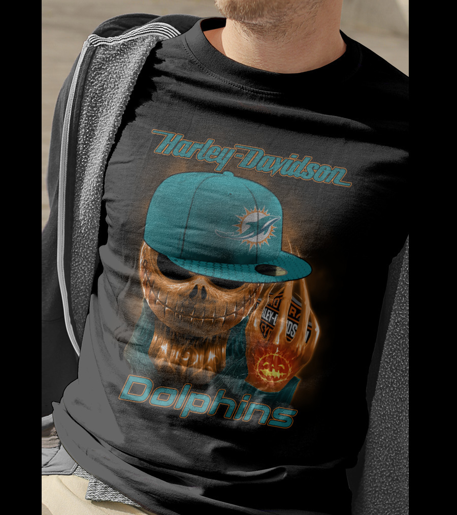 Harley Davidson Miami Dolphins T-Shirt