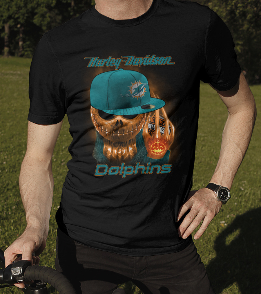 Harley Davidson Miami Dolphins T-Shirt
