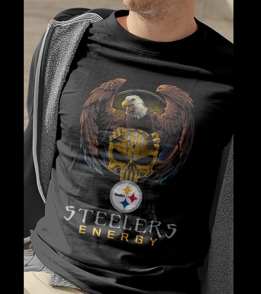 Steelers Energy Eagle Emblem T-Shirt