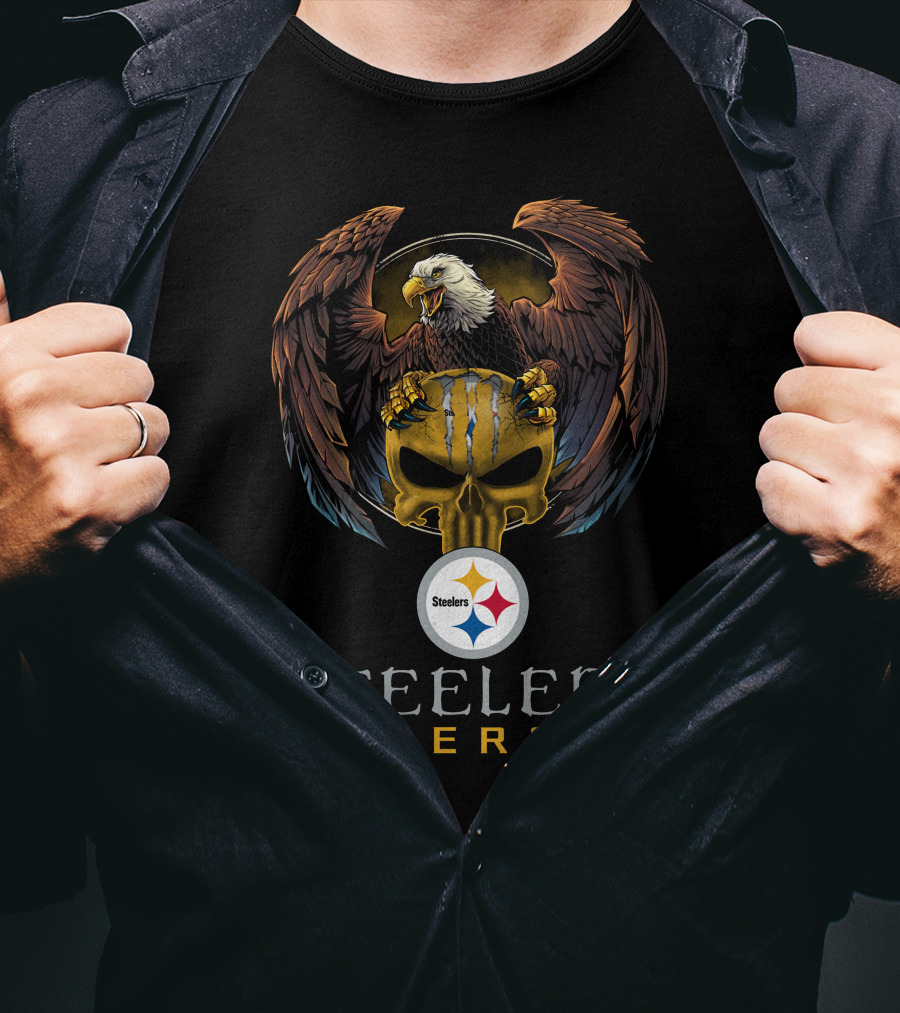 Steelers Energy Eagle Emblem T-Shirt