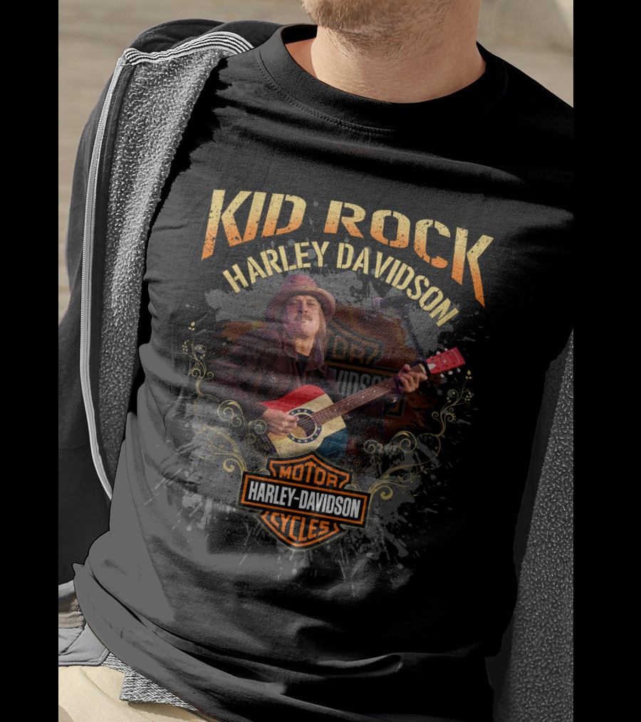 Kid Rock Harley Davidson Motorcycles T-Shirt