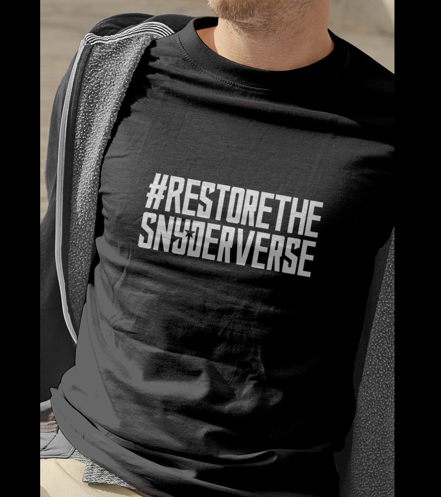 #Restorethesnyderverse Movement For Zack Snyder Fans T-Shirt