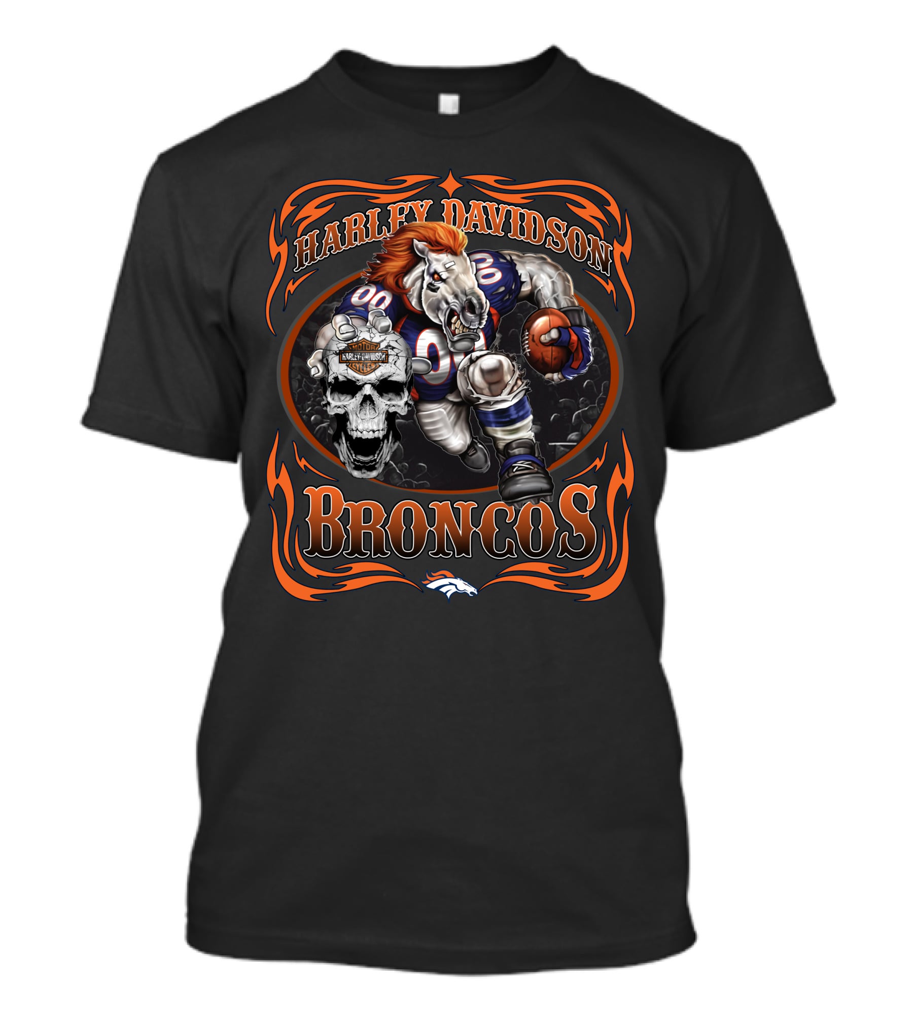 Harley Davidson Denver Broncos T-Shirt