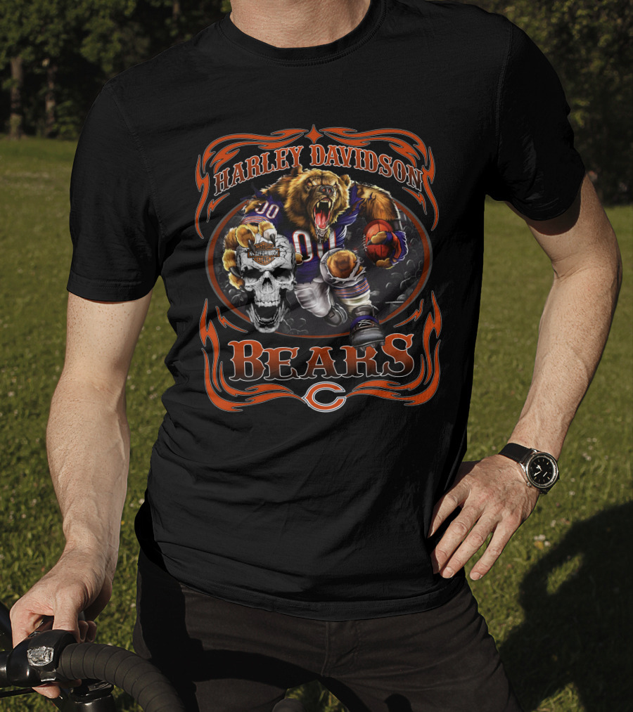 Harley Davidson Chicago Bears T-Shirt