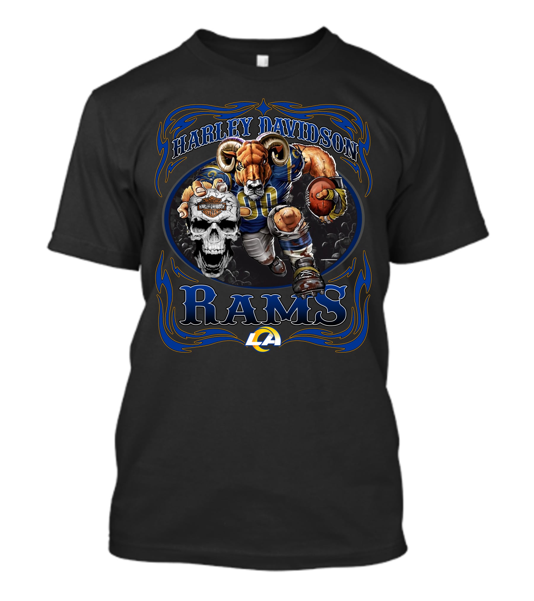 Harley Davidson Los Angeles Rams T-Shirt