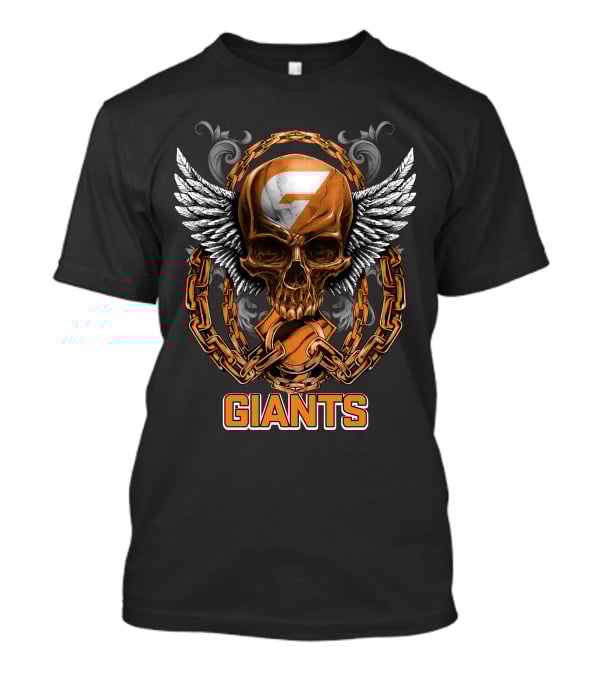 GIANTS Skull Wings Chains T-Shirt