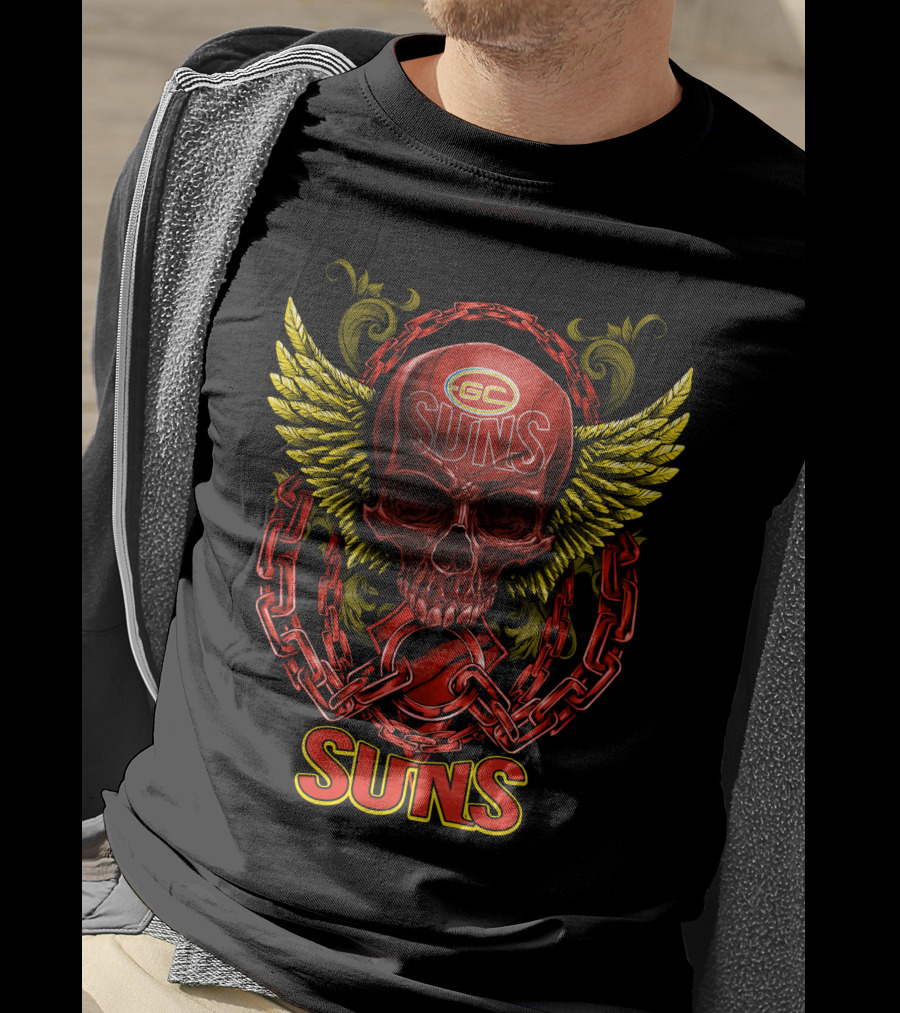 GC Suns Skull With Wings And Chains T-Shirt