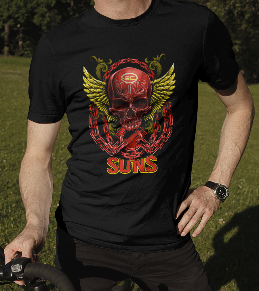 GC Suns Skull With Wings And Chains T-Shirt