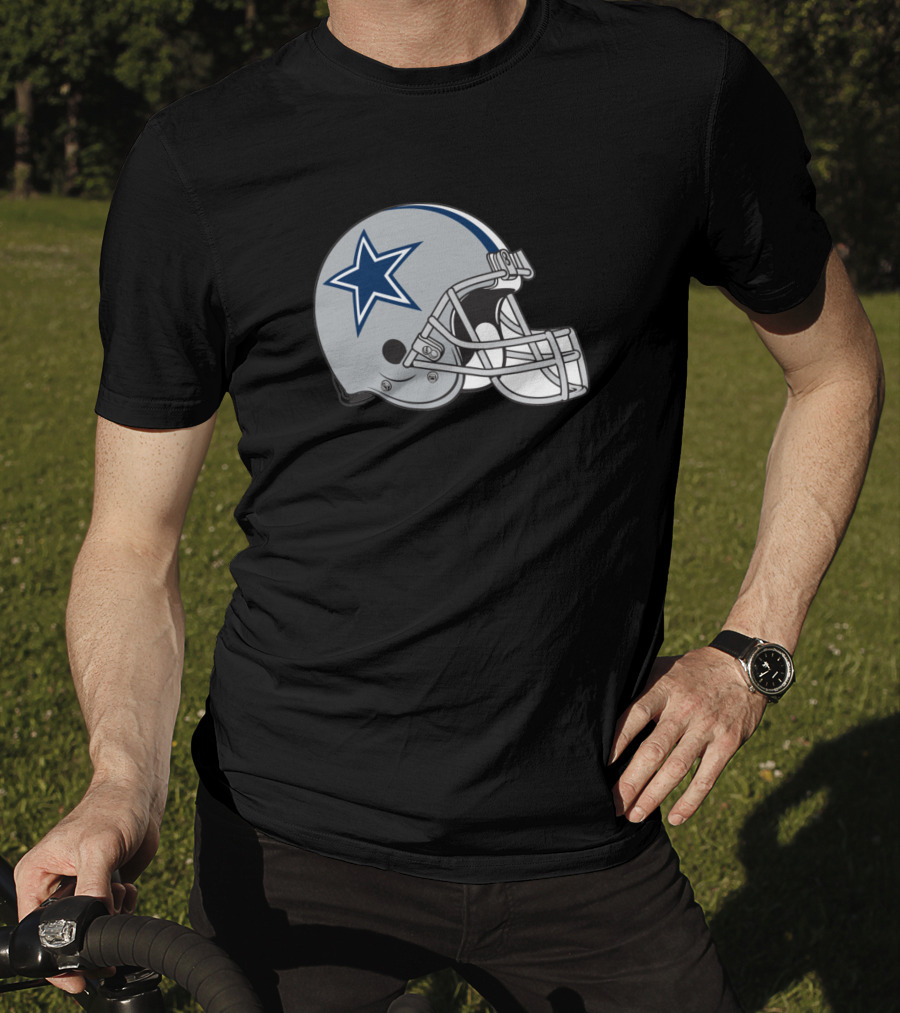 Dallas Cowboys Helmet Star T-Shirt