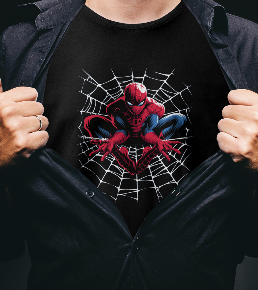 Marvel Comics Amazing Spider-Man Web Pose T-Shirt