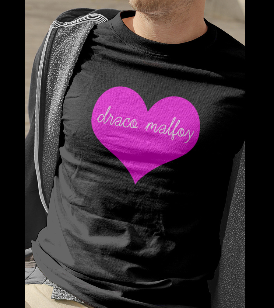 Draco Malfoy Heart Big Fun T-Shirt
