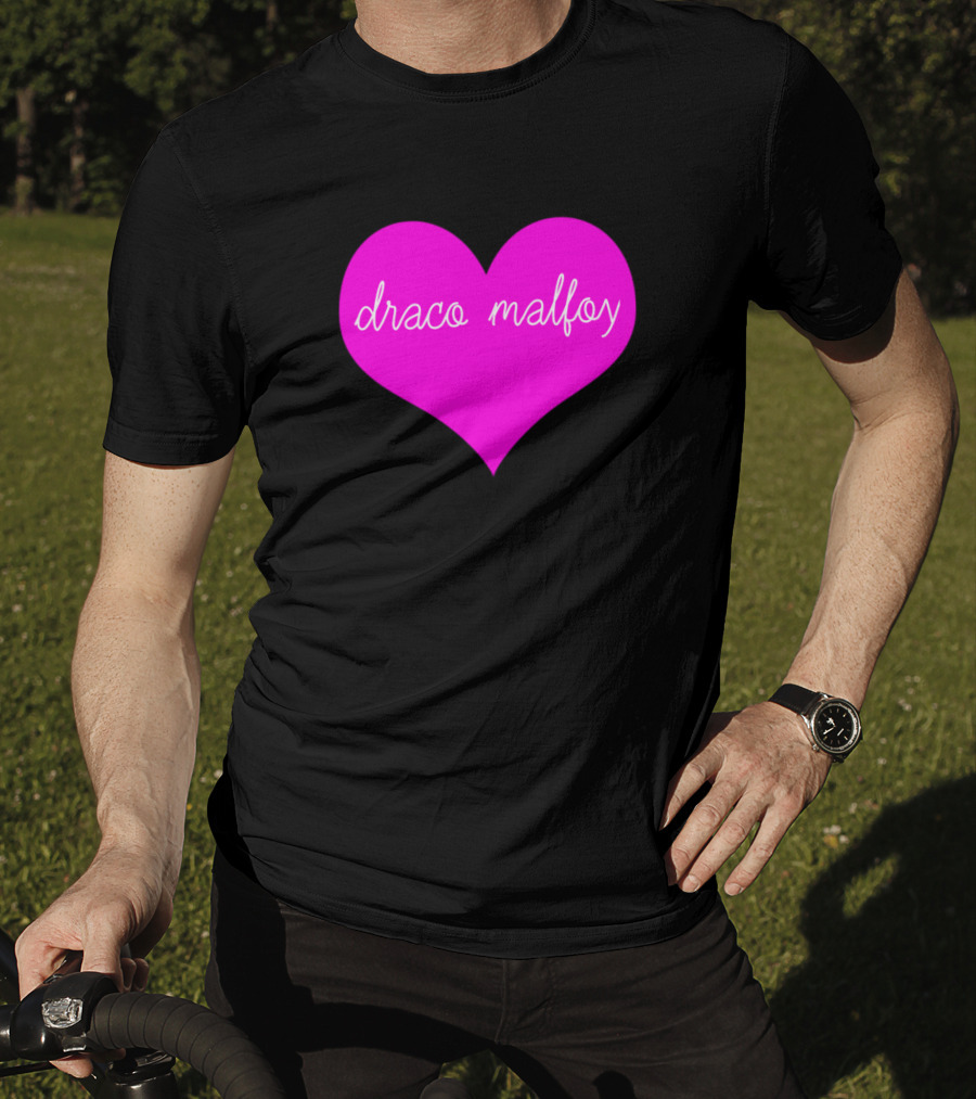 Draco Malfoy Heart Big Fun T-Shirt