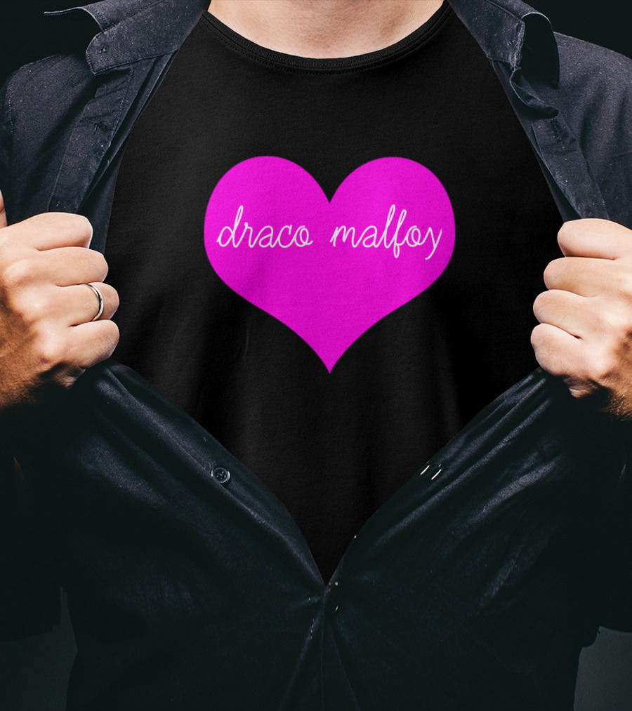 Draco Malfoy Heart Big Fun T-Shirt