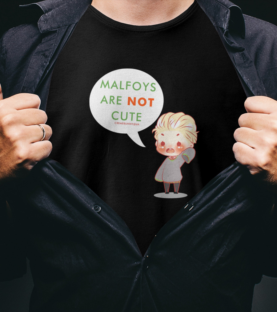 Draco Malfoy Chibi Malfoys Are Not Cute T-Shirt