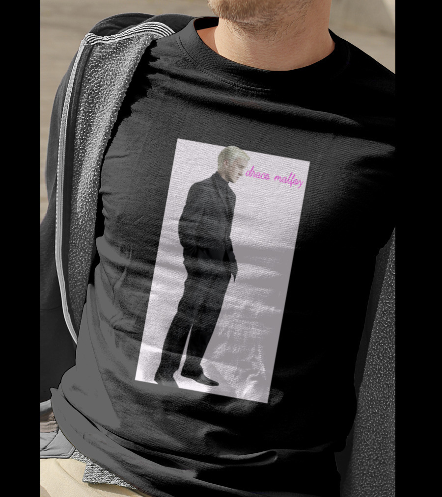 Draco Malfoy Fan Black Suit T-Shirt