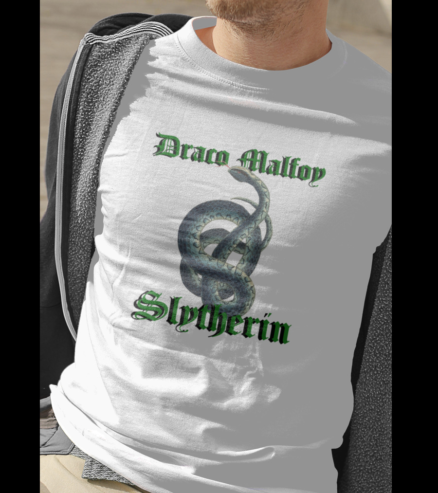 Draco Malfoy Slytherin Snake T-Shirt
