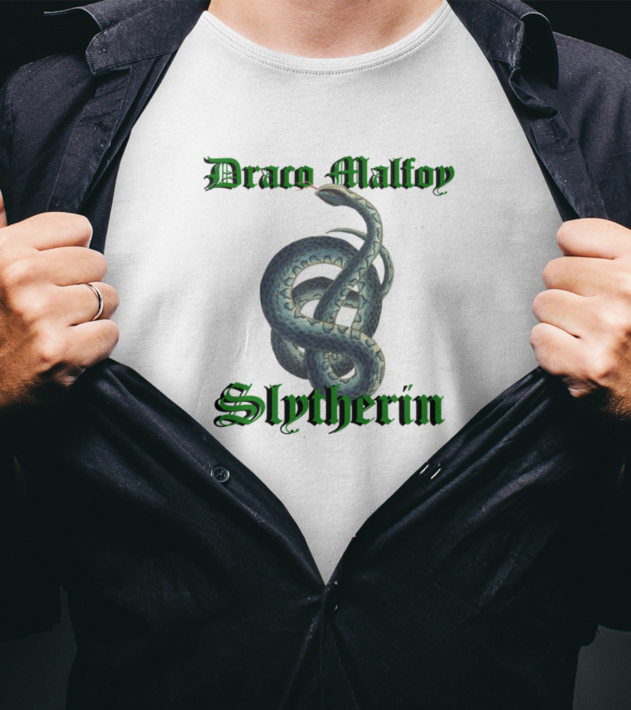 Draco Malfoy Slytherin Snake T-Shirt