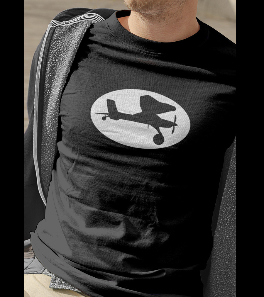 Draco Turbine Pzl104 Wilga Silhouette Oneofakind Aircraft T-Shirt