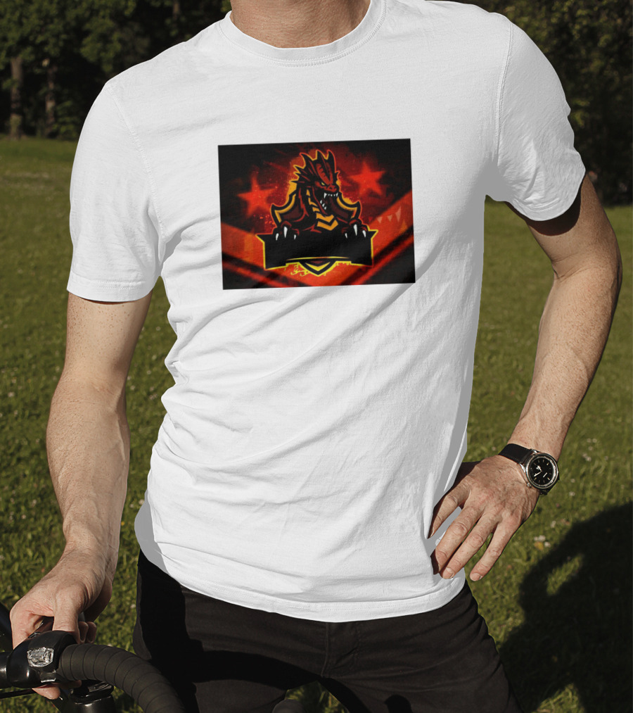 Draco6kin1 Fiery Dragon Emblem T-Shirt