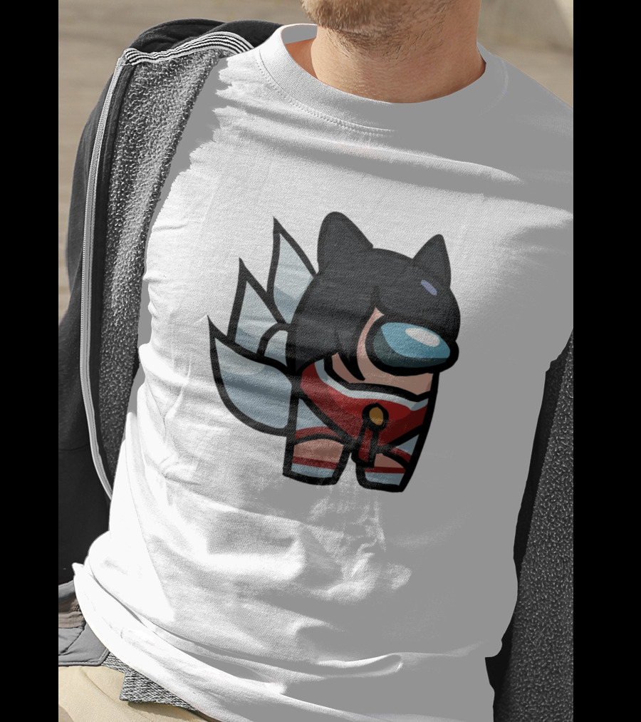 Among Us Character Cosplaying Ahri From League Of Legends T-Shirt