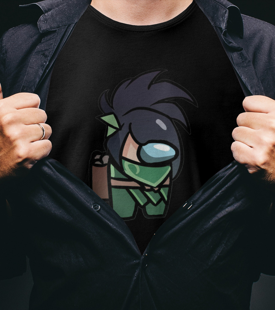 Among Us Akali Crossover League Of Legends Crewmate Character T-Shirt