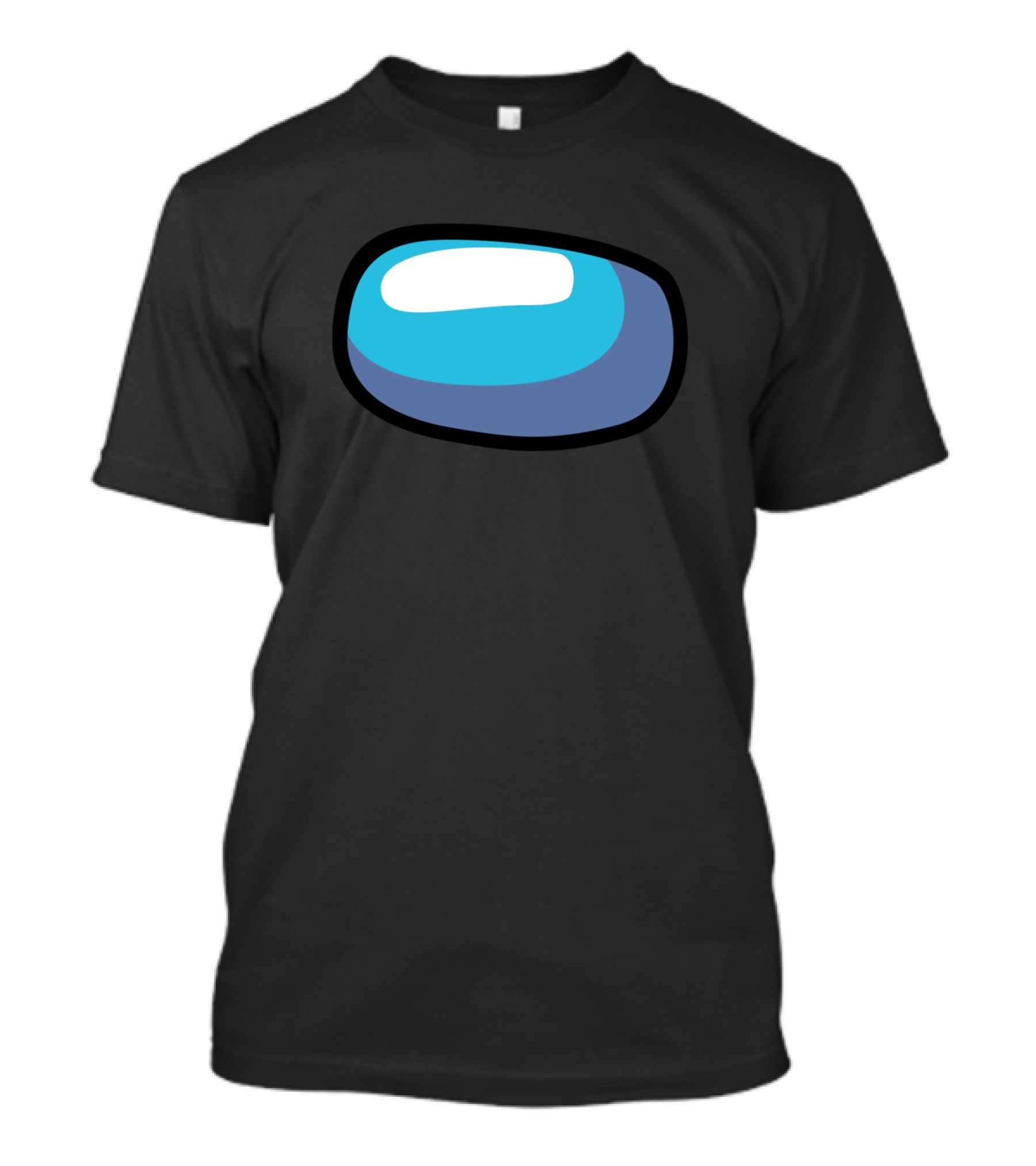Among Us Crewmate Icon Large Visor T-Shirt