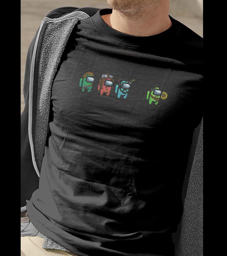 Among Us Call Of Duty Zombies Crewmates Gaming Crossover T-Shirt