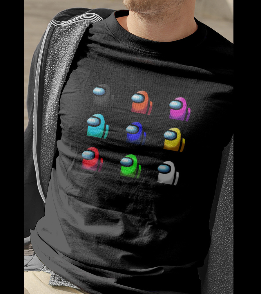 Among Us Crewmate Characters Multicolor Collection T-Shirt