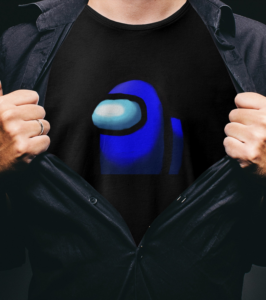 Among Us Crewmate Blue Character T-Shirt