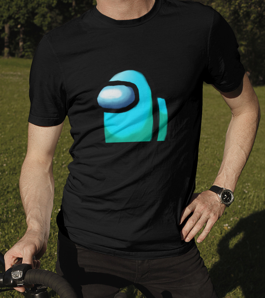 Among Us Crewmate Cyan Character T-Shirt