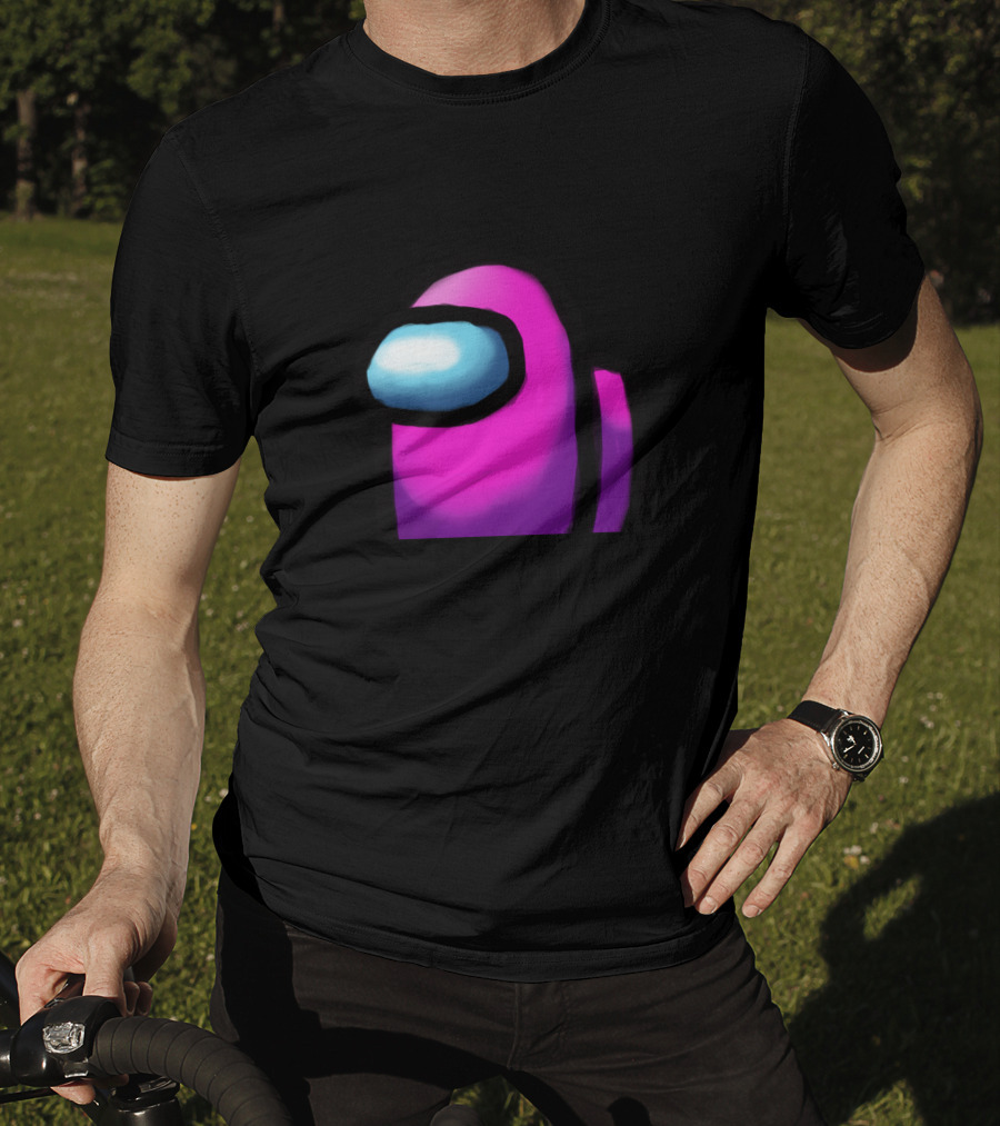 Among Us Pink Crewmate Character T-Shirt