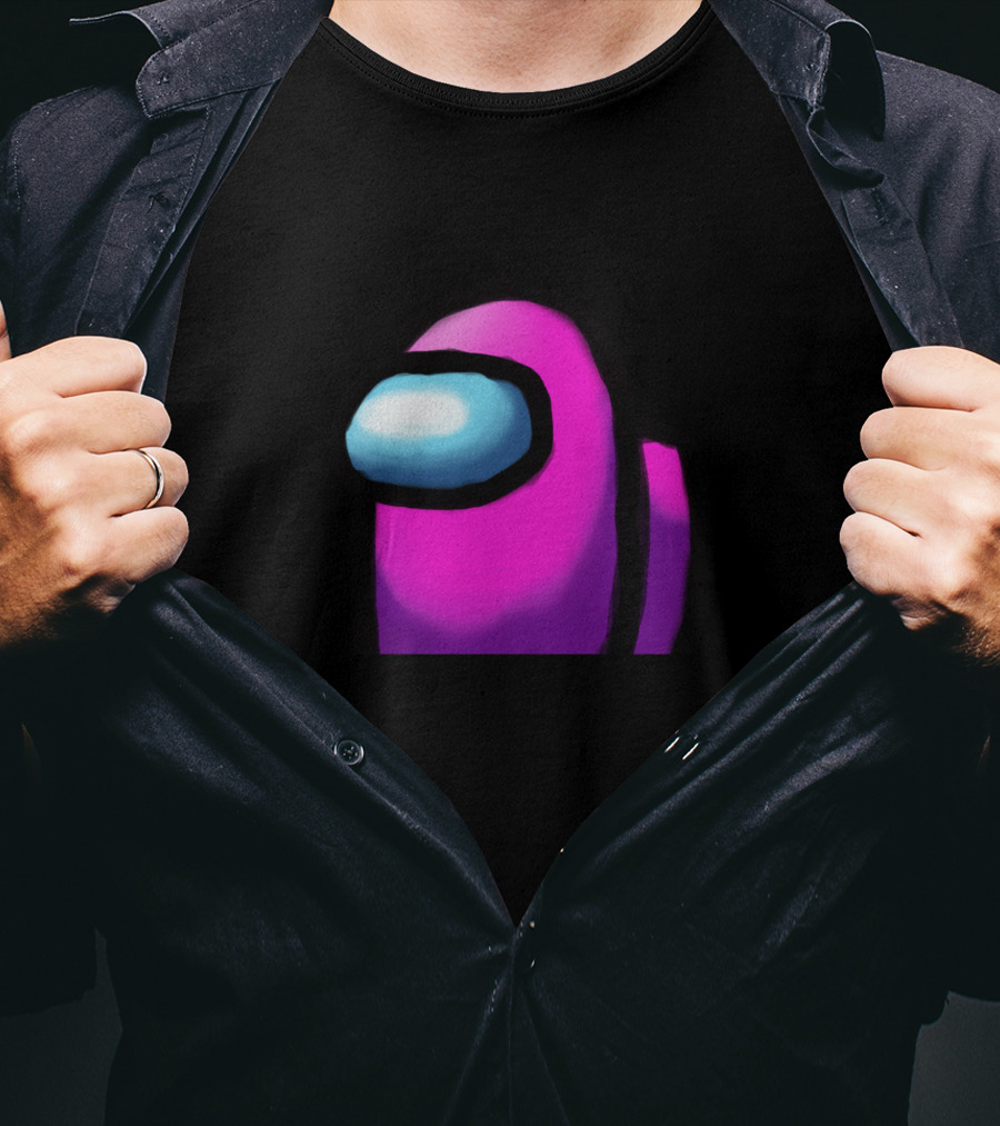 Among Us Pink Crewmate Character T-Shirt