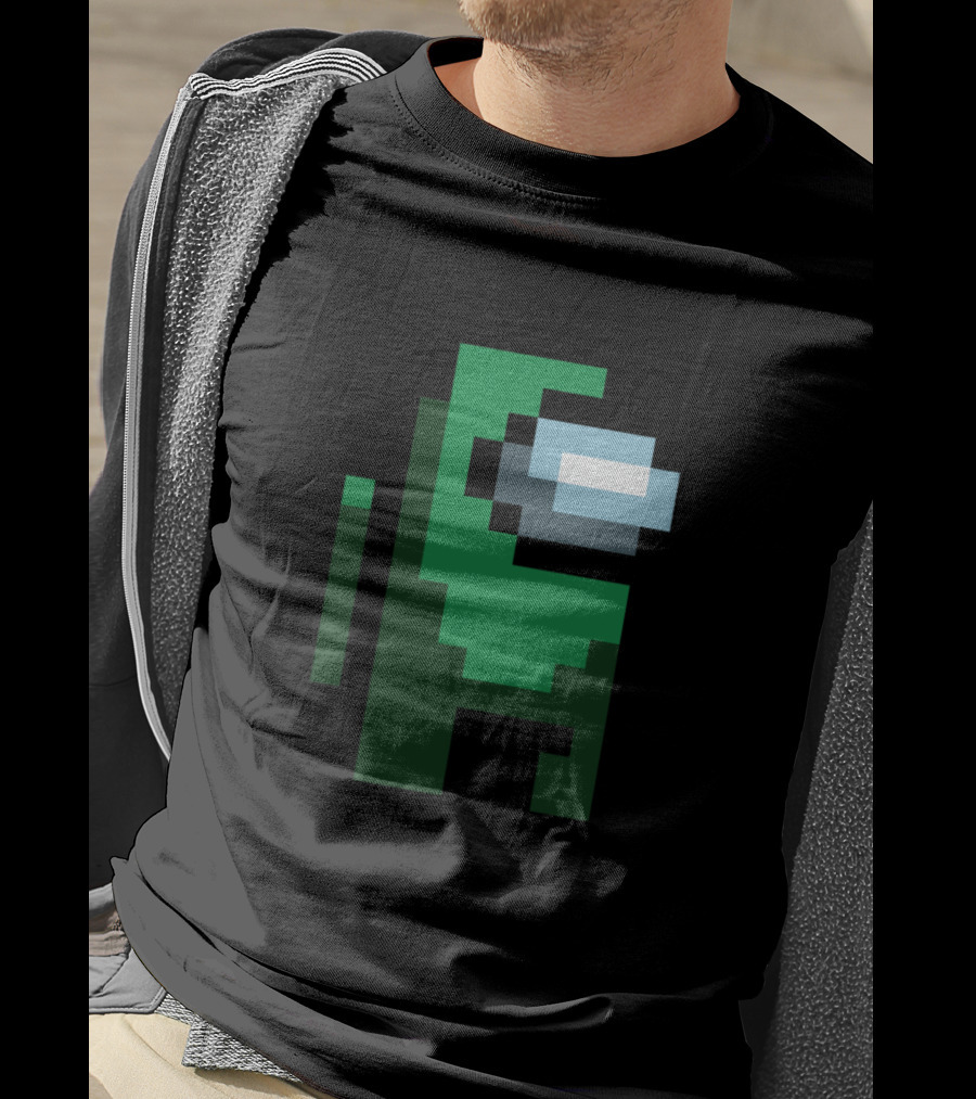 Among Us Fortegreen Crewmate Pixel T-Shirt